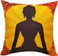 OLIVIA ROCCO Buddha Waterproof Cushion Covers 43x43 cm Reversible Breathable Decorative