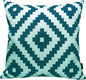 OLIVIA ROCCO Nairobi Teal Waterproof Cushion Covers 43x43 cm Reversible And Breathable
