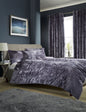 OLIVIA ROCCO Crushed Velvet Duvet Cover Set With Pillowcases Double King Super King
