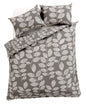 OLIVIA ROCCO Leaves Design Cotton Rich Duvet Cover Set Nature Inspired Soft s All Bed