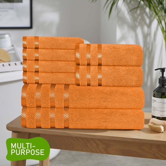 Orange Towels 100% Cotton Quality Bath Towels