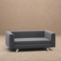 PawHut Elevated Dog Sofa Bed - Medium/Small Dogs, Grey - Comfy & Stylish