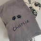 Pet Fleece Blanket - Paw Prints - Personalised