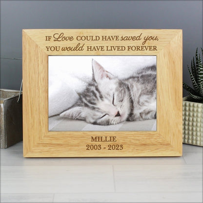 Personalised Pet Memorial 5x7 Inch Photo Frame