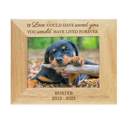 Personalised Pet Memorial 5x7 Inch Photo Frame