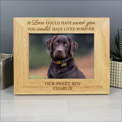 Personalised Pet Memorial 5x7 Inch Photo Frame
