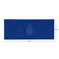 Embossed Pineapple Grey Spaghetti Door Mat