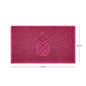 Embossed Pineapple Grey Spaghetti Door Mat