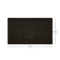 Embossed Pineapple Grey Spaghetti Door Mat