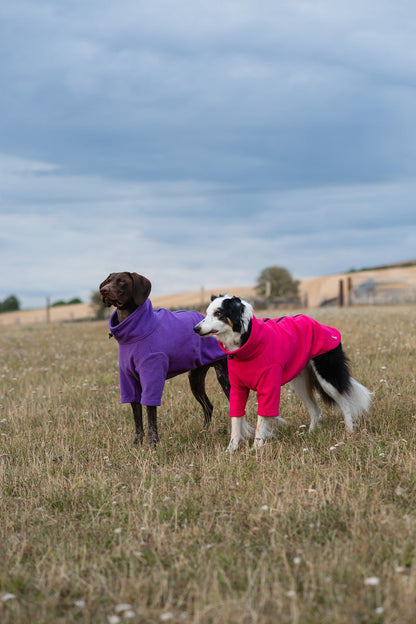 WIDE FIT Fleece Dog Jumper - Pink