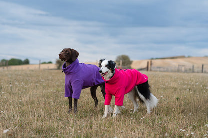WIDE FIT Fleece Dog Jumper - Purple