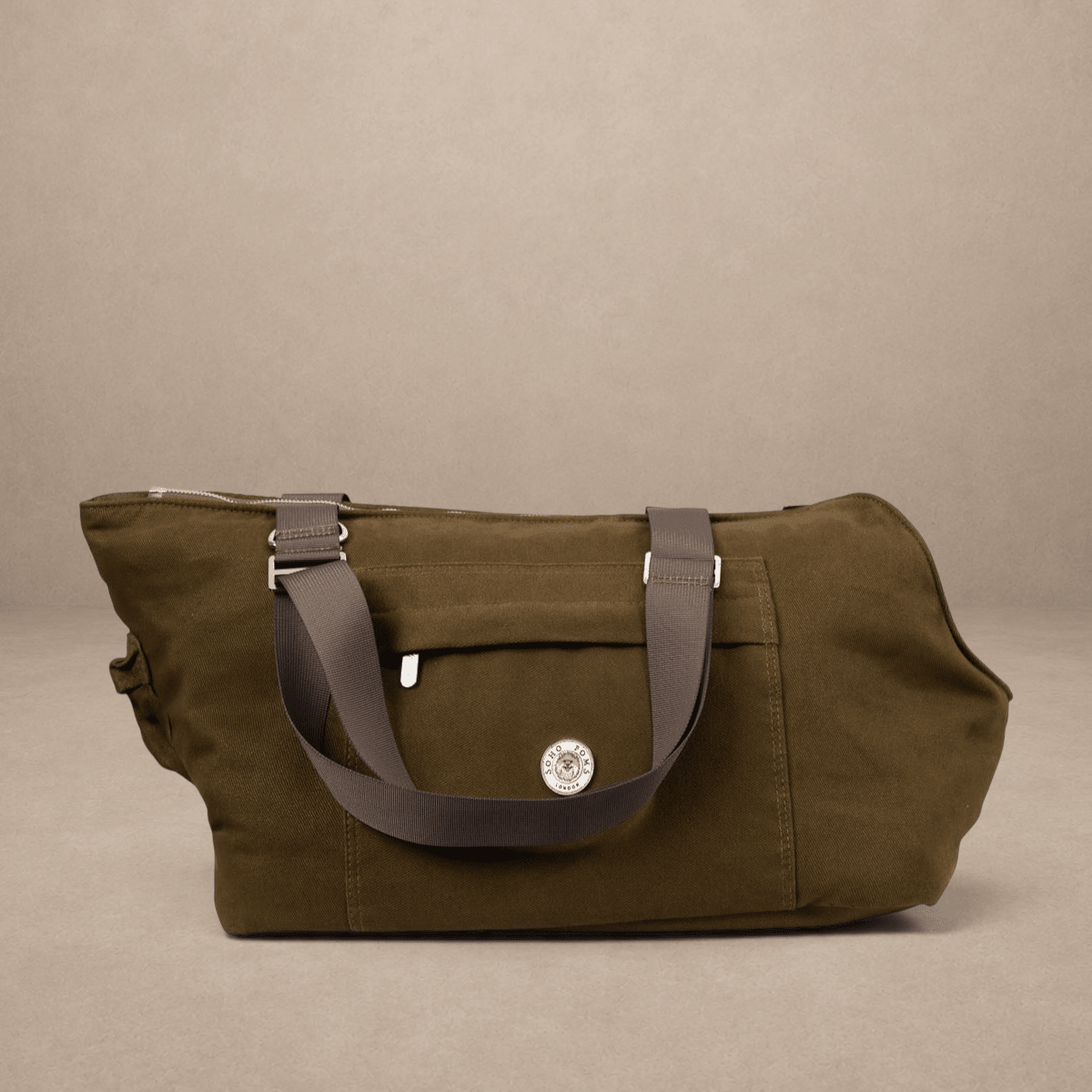 Soho Poms Berwick Pet Carrier - Mosswood - Ideal for Dogs & Cats