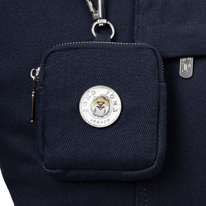 Soho Poms Berwick Pet Carrier - Navy - Ideal for Dogs & Cats