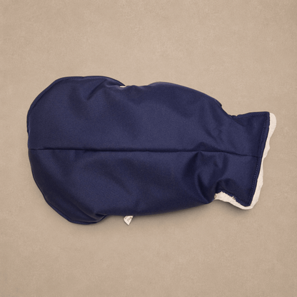 Soho Poms Blue & Ivory Teddy Bear Waterproof Dog Jacket