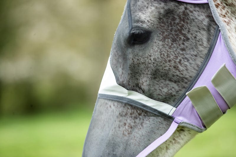 Horse Fly Mask With Nose - Vio